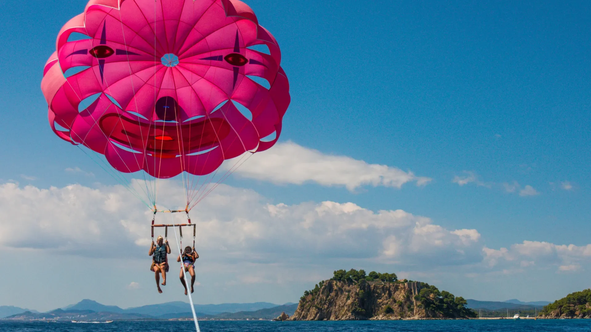 Parachute ascensionnel Bormes les Mimosas