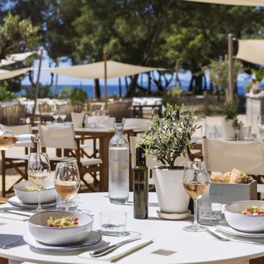 Restaurants en bord de plage Bormes les Mimosas