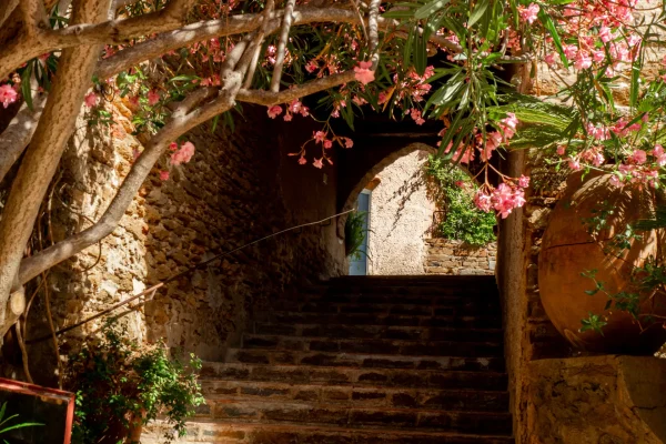 Village fleuri de Bormes les Mimosas