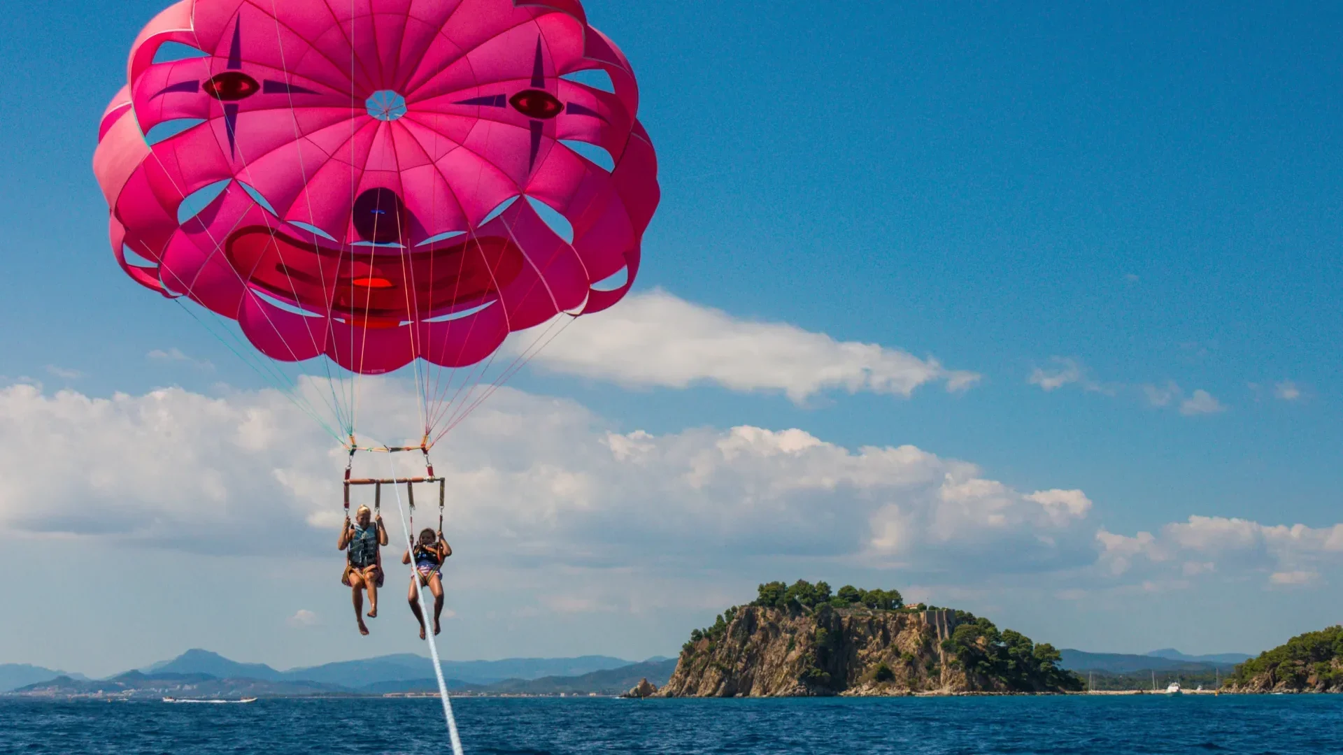 Parachute ascensionnel Bormes les Mimosas