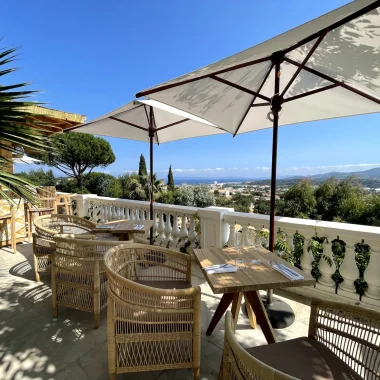 Restaurant avec vue Bormes les Mimosas