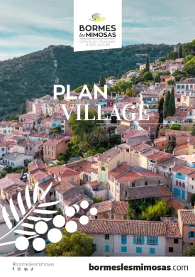 Plan du village Bormes les Mimosas