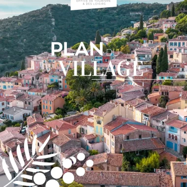Map of the village of Bormes les Mimosas
